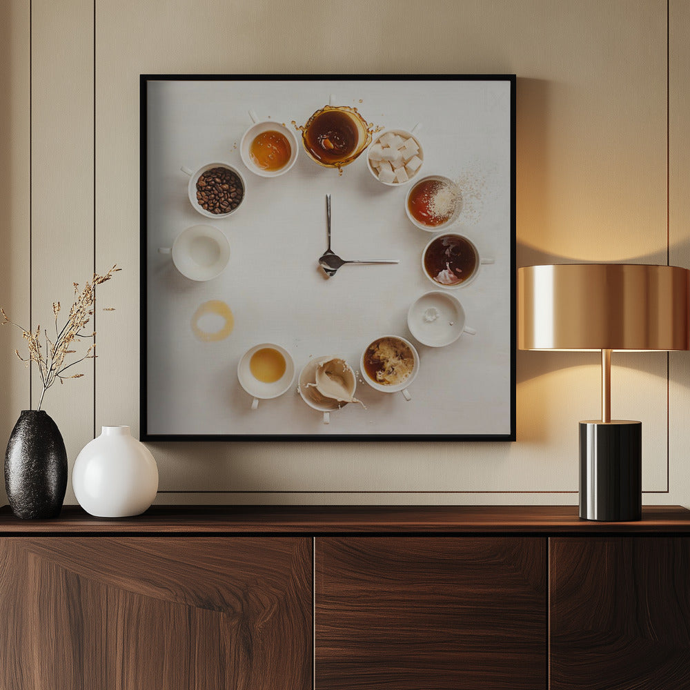 Es ist immer Kaffeezeit | Poster