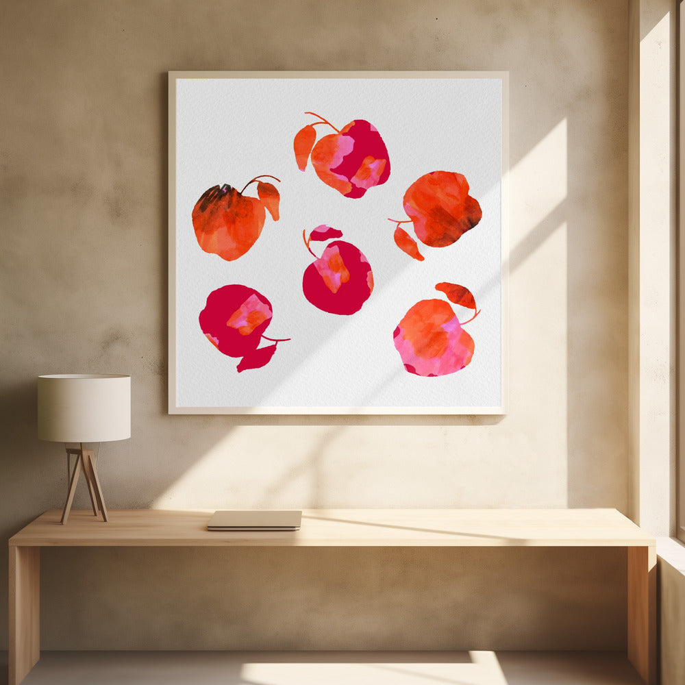 Apfel Chiffon Pink Orange | Poster