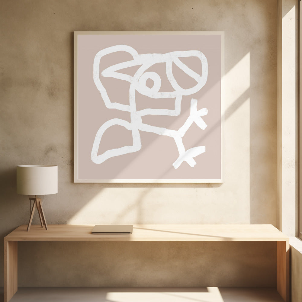 Beige abstrakt 4 | Poster