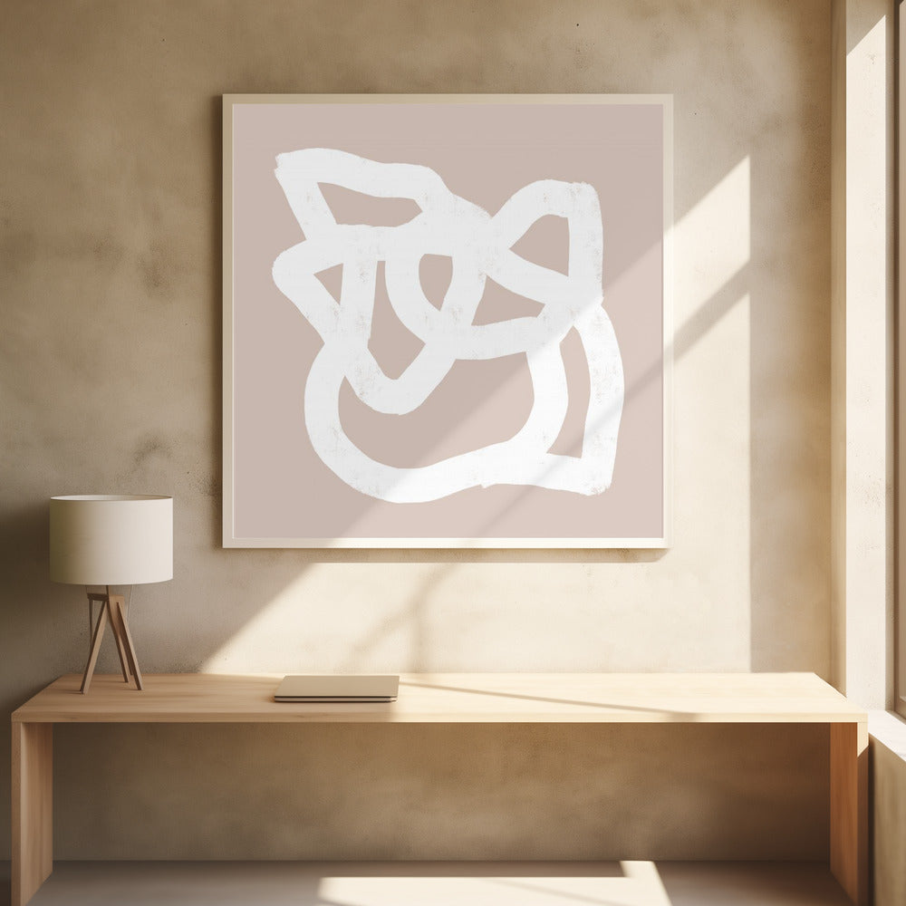 Beige abstrakt 3 | Poster
