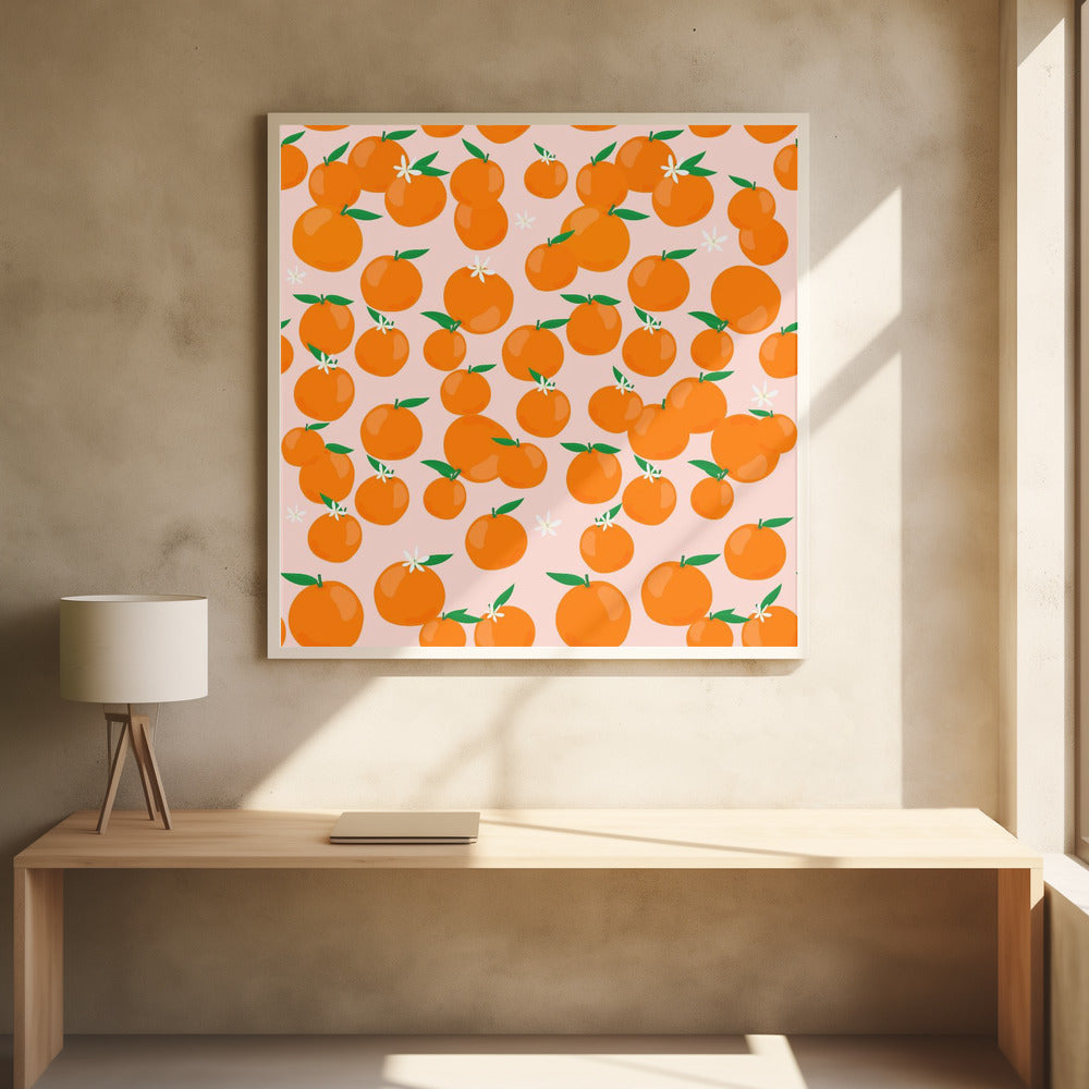Orangenmuster | Poster