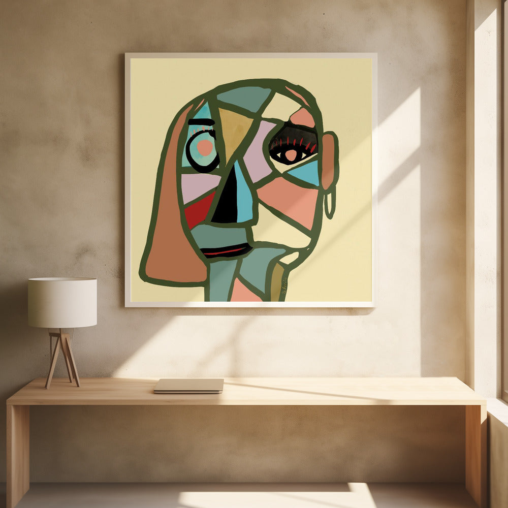 Abstraktes Gesicht | Poster