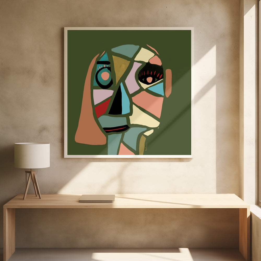 Abstraktes Gesicht | Poster