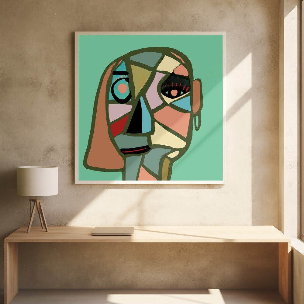 Abstraktes Gesicht | Poster
