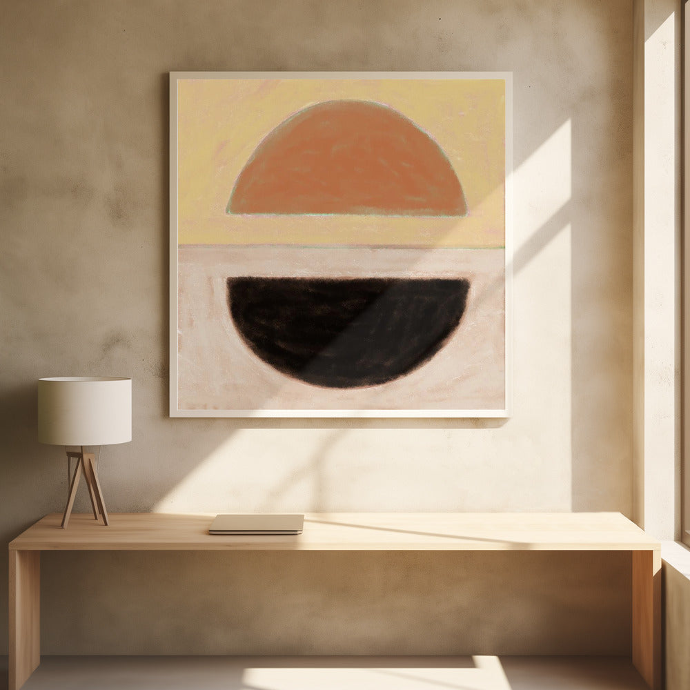 Abstrakte Halbkreise | Poster