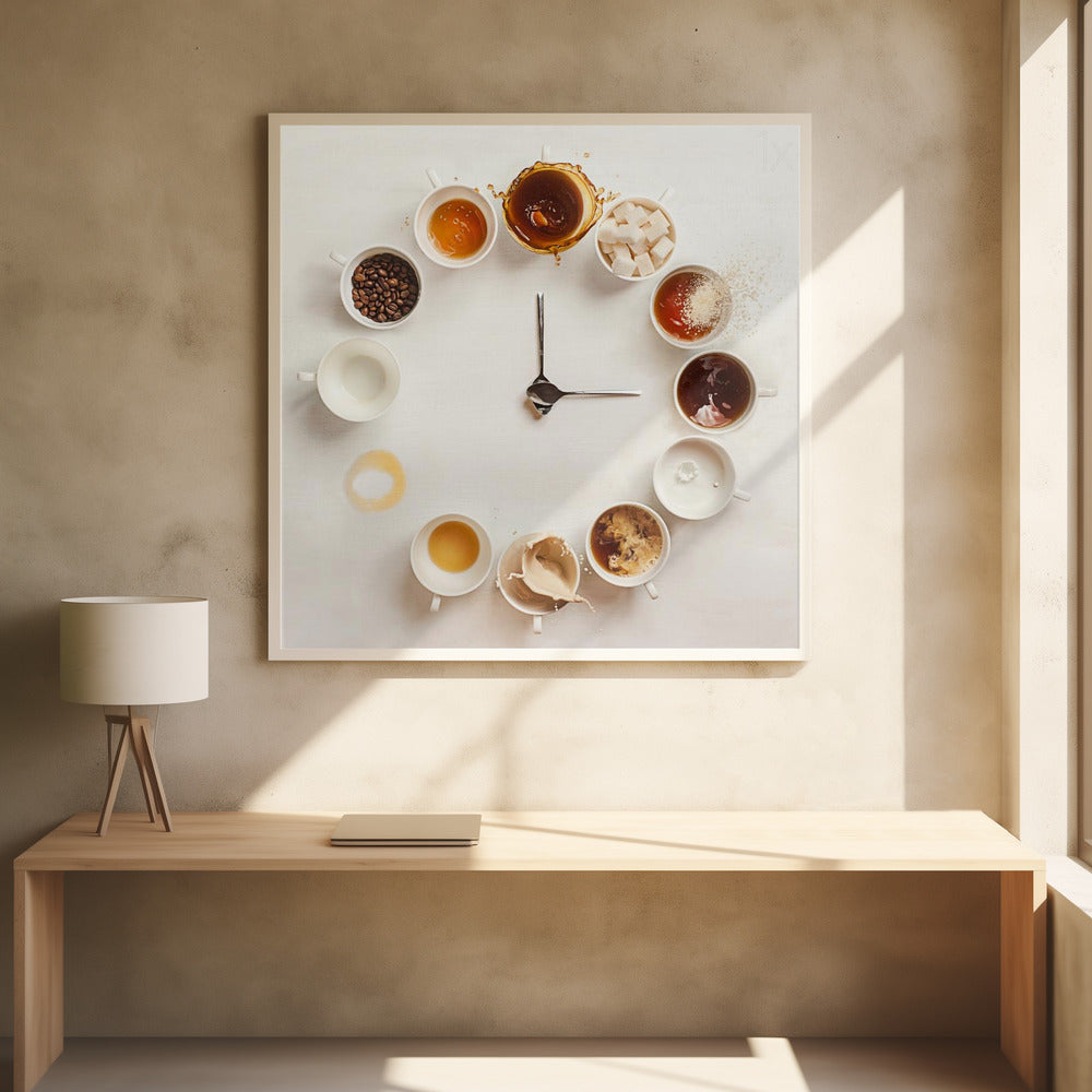Es ist immer Kaffeezeit | Poster