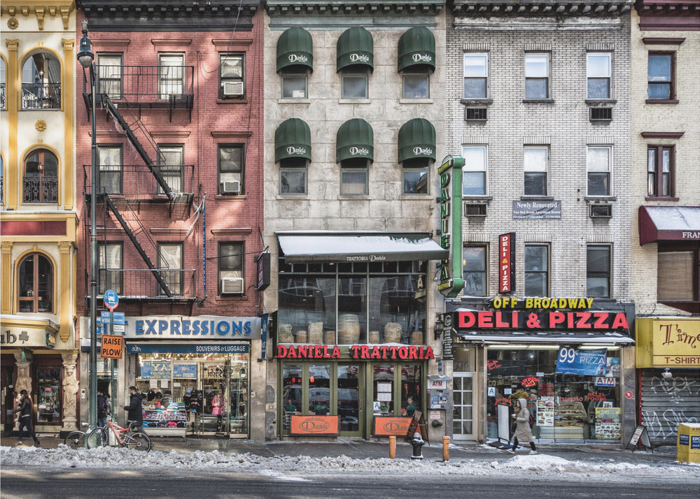Ein kalter Tag in NY | Leinwand
