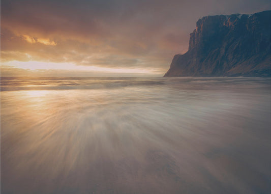 Kvalvika.. | Leinwand