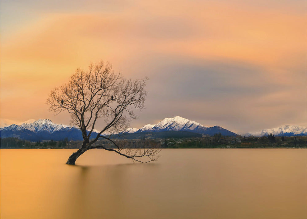 Morgenrot des Lake Wanaka | Hintergrundbild