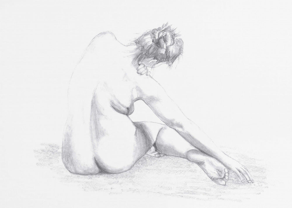 Skizze einer Frau | Leinwand