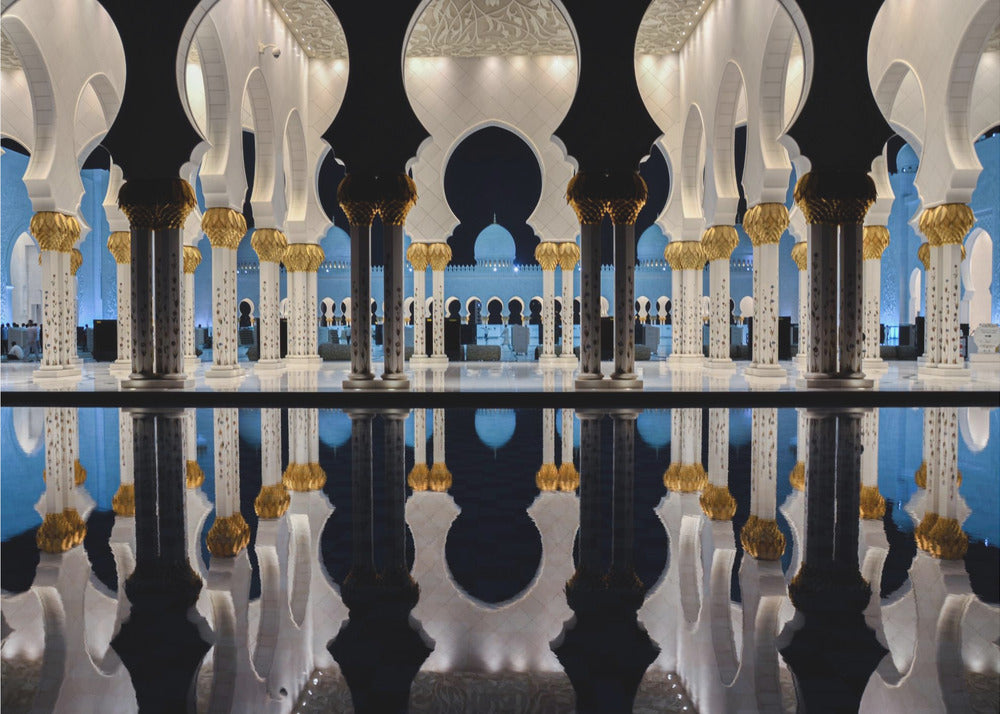 Blaue Stunde & Reflexion | Tapete