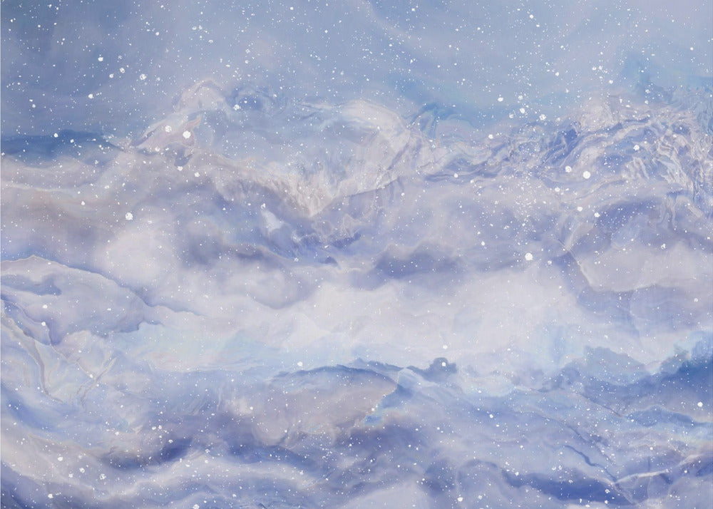 Berge unter einem Sternenhimmel | Hintergrundbild