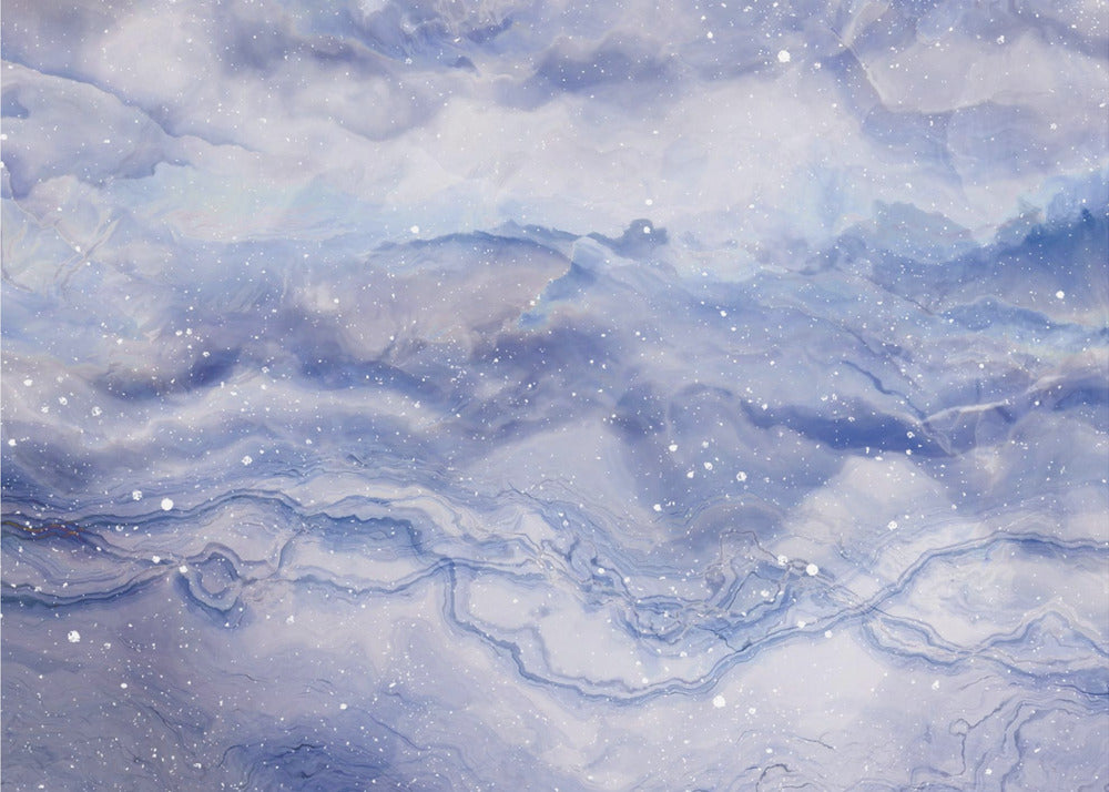 Mystische Winterwellen | Tapete