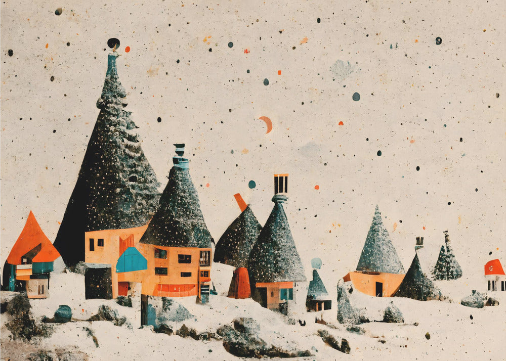 “Whimsical Village” | Poster