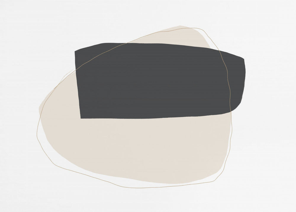 Geometrische Formen und Neutral | Tapete