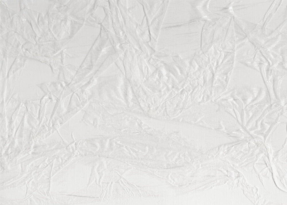 Weiße Leinwand, die zerknittertes Papier ähnelt | Leinwand