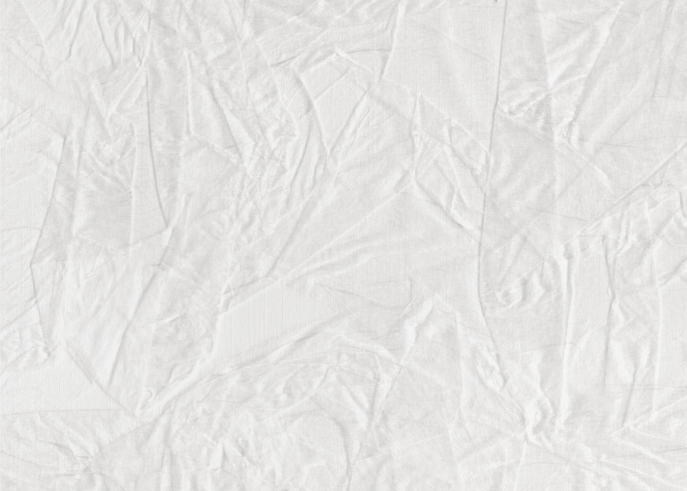 White Canvas Resembling Crumpled Paper | Wallpaper