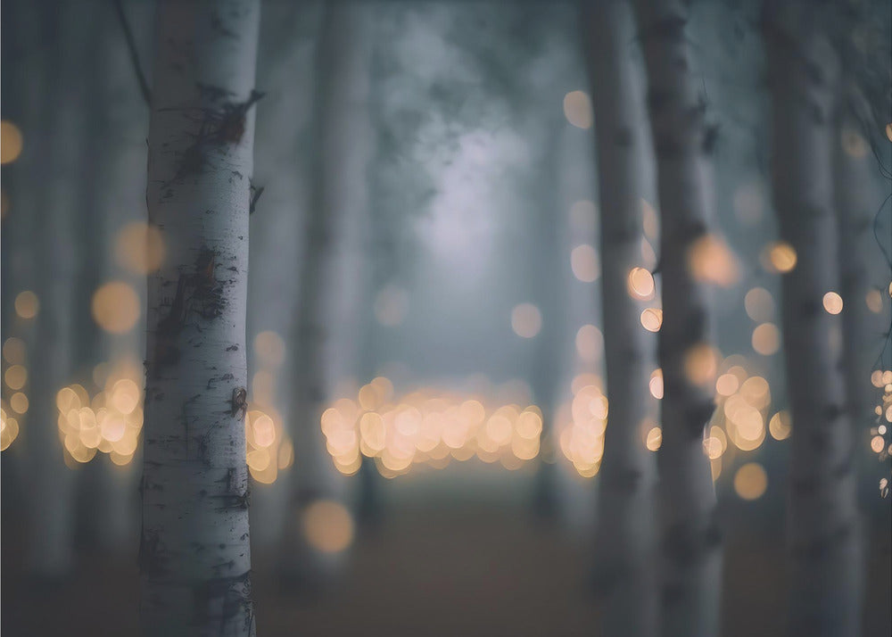 Verzauberter leuchtender Wald | Tapete