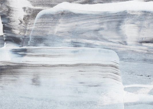 Schwarz-weiße Pinselstriche | Poster