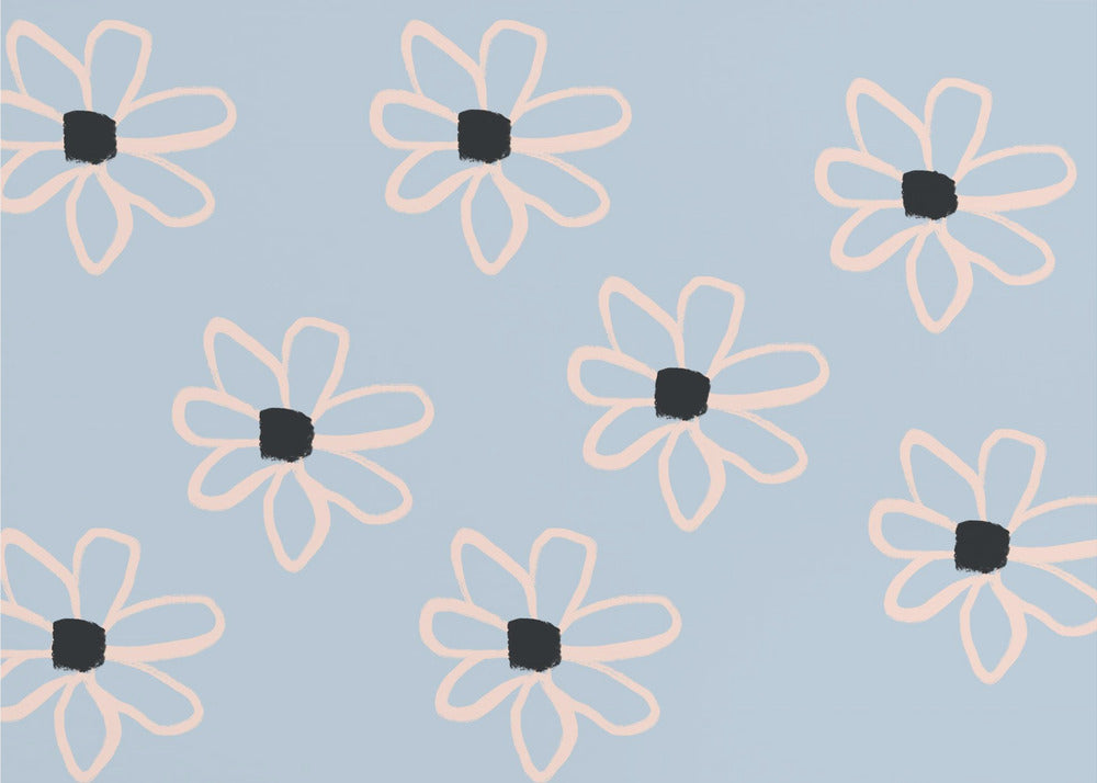 Kräftige Blumen | Tapete