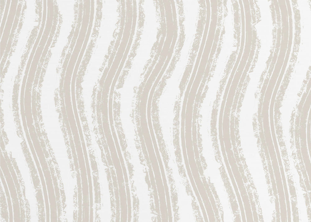 Strukturierte beige Linien mit rhythmischem Muster | Tapete