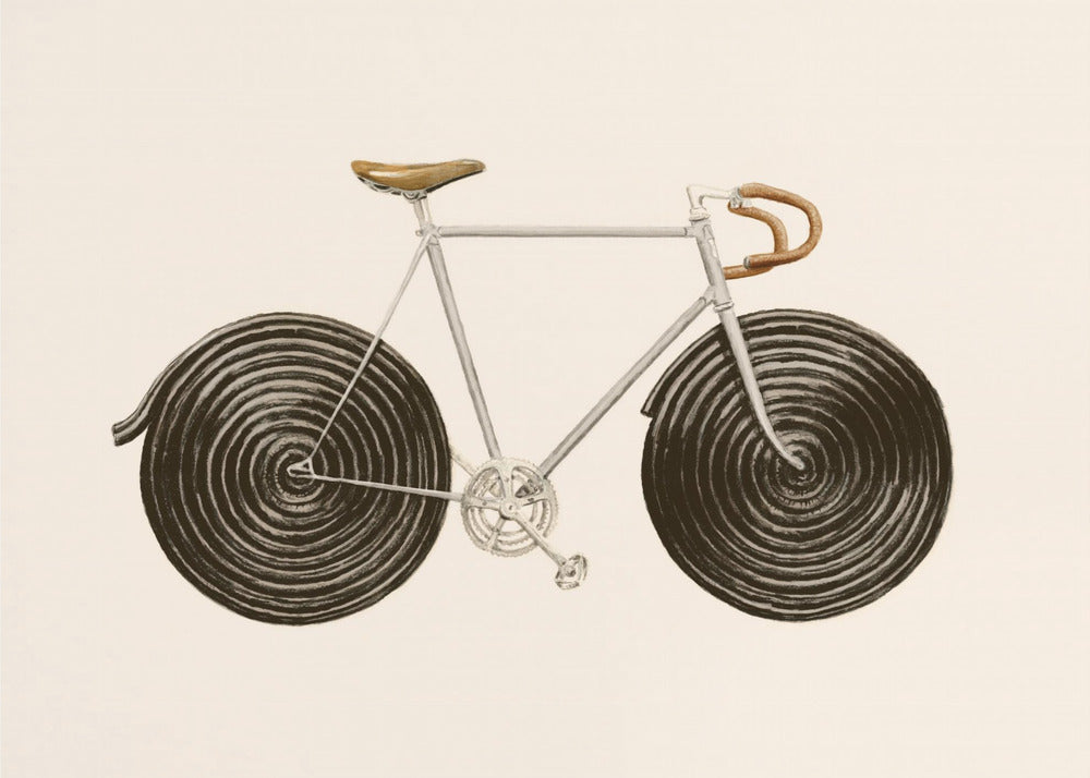 Lakritz-Fahrrad | Leinwand