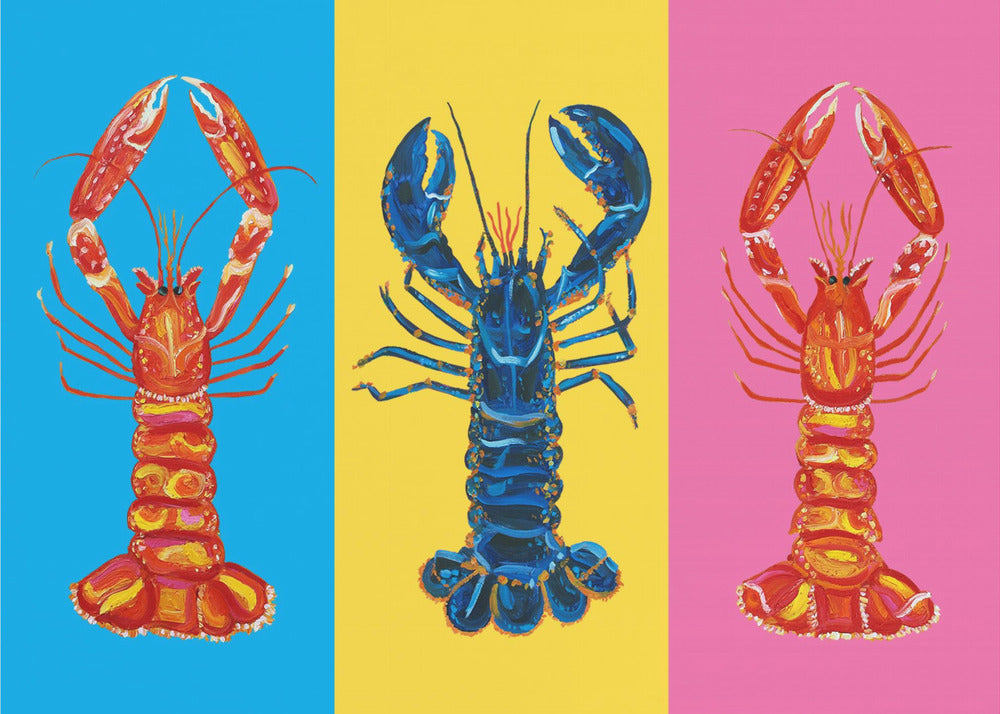 Hummer-Langustinen-Pop-Art | Poster