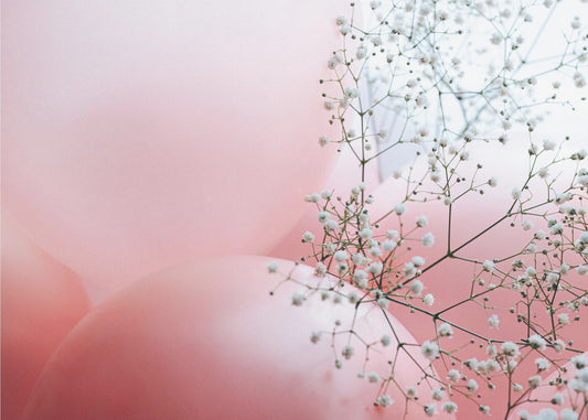 Blüten und Luftballons | Tapete