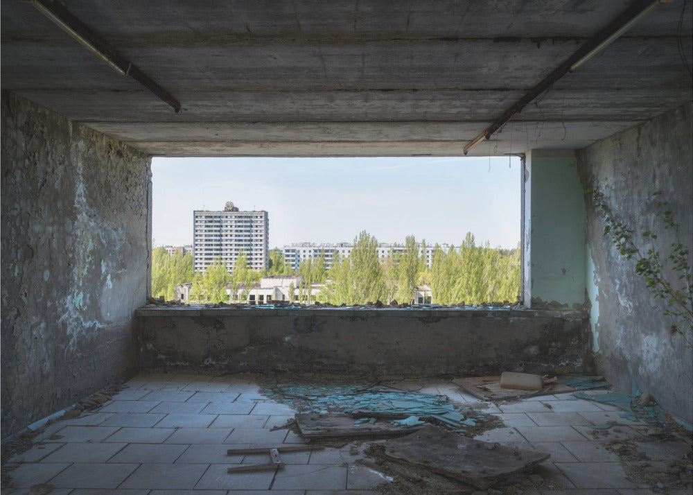 Blick auf Pripjat in Tschernobyl | Tapete