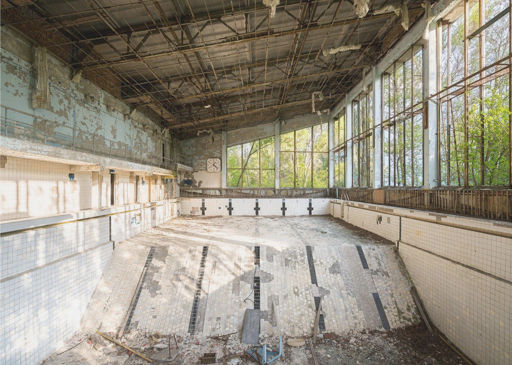 Schwimmbad in Tschernobyl | Hintergrundbild