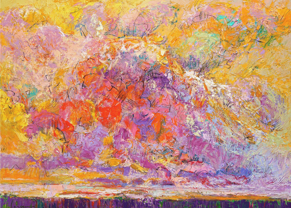 Expressionistisches farbenfrohes Abstrakt | Tapete