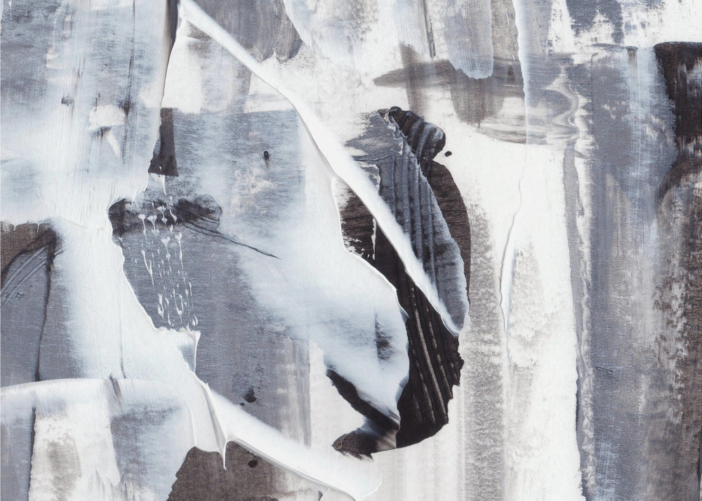 Monochrome Pinselstriche | Tapete