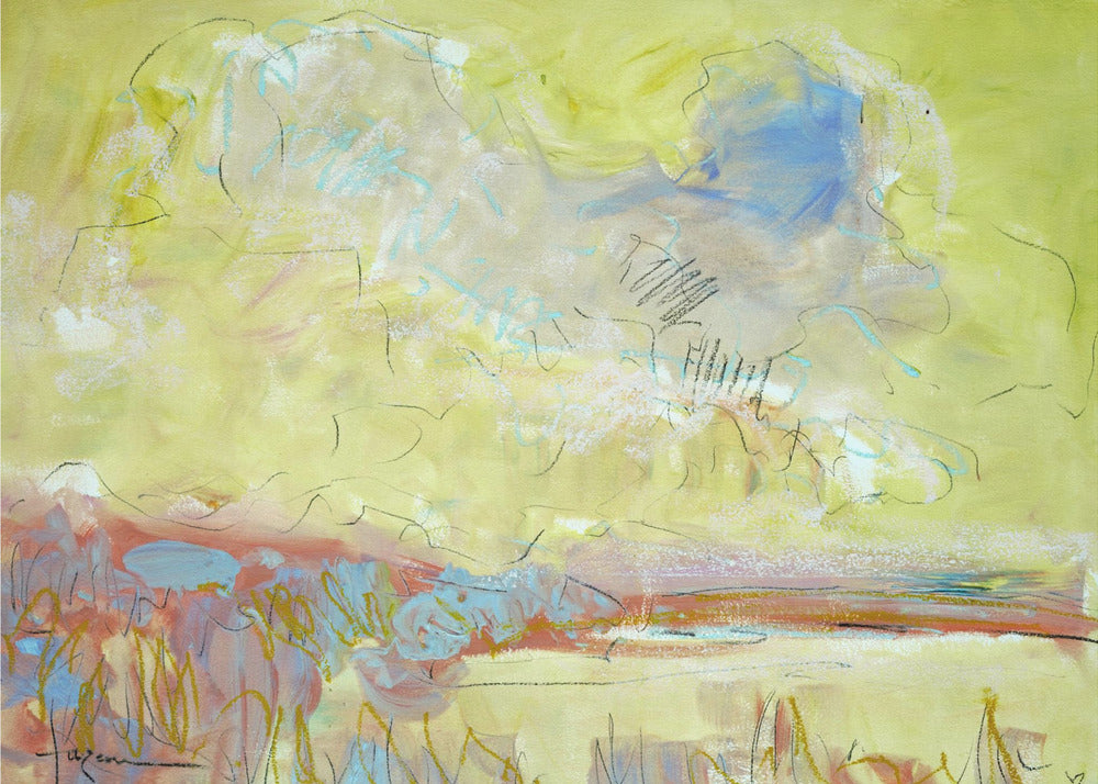 Abstrakte Landschaftshorizonte | Leinwand