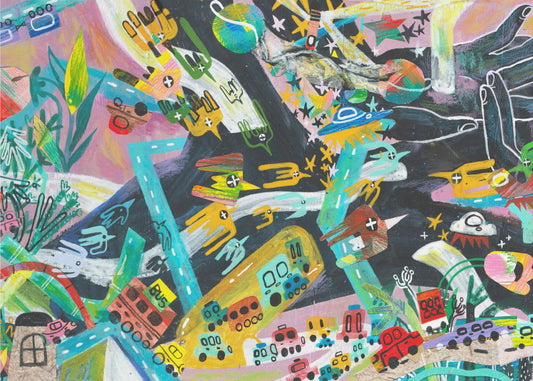 Meine Welt | Leinwand