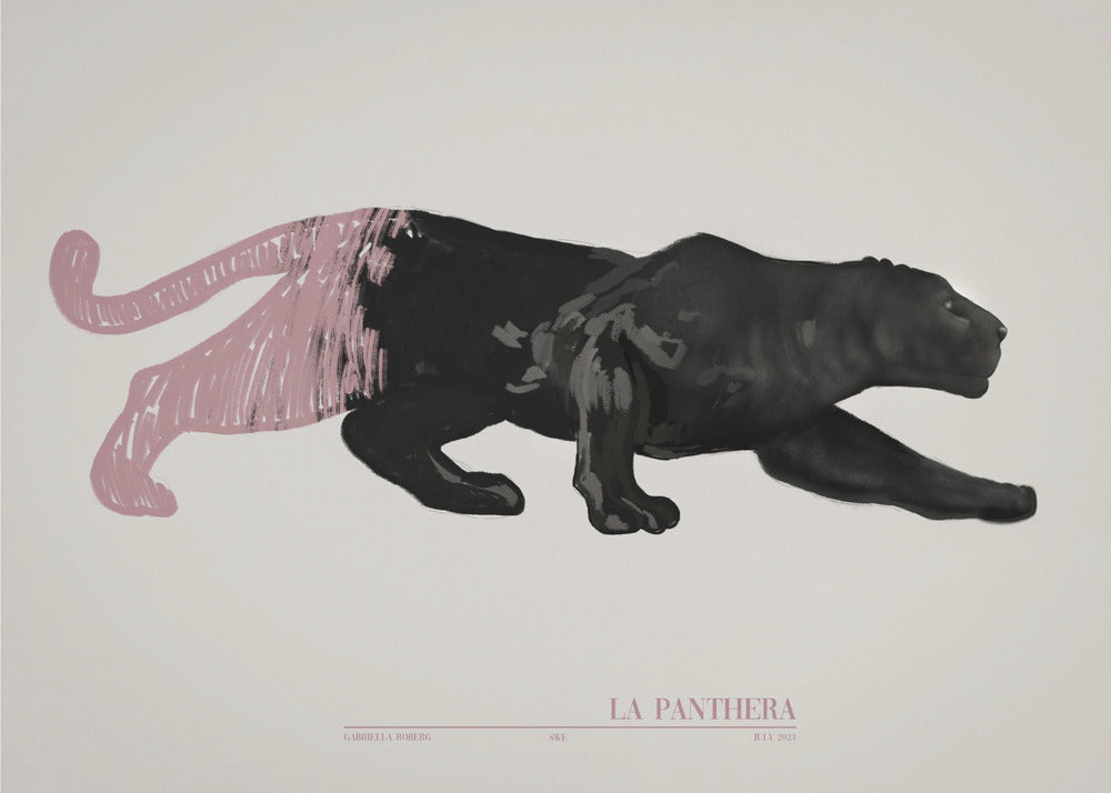 La Panthera (rosa) | Leinwand