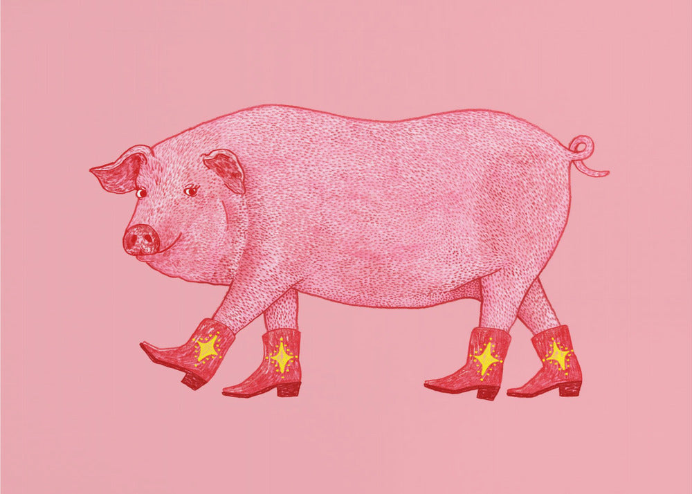 Marjorie, das Cowgirl-Schwein | Poster