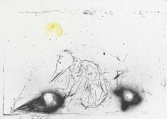 Der surrealistische Vogel | Leinwand