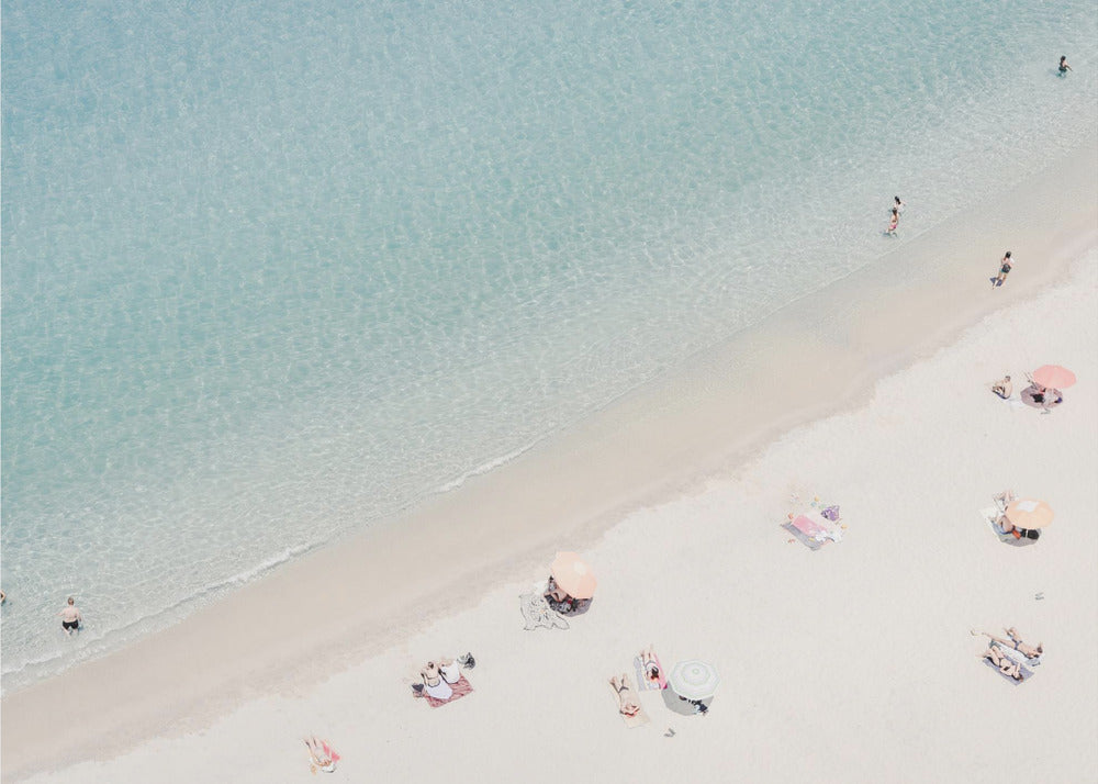 Aerial beach view | Poster