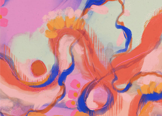 Wunderliche Wellenlandschaft | Poster