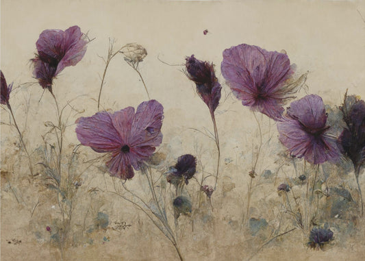 Lila Blütenflüstern | Poster