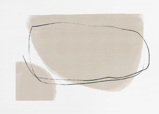 Beige- und Weißtöne | Leinwand