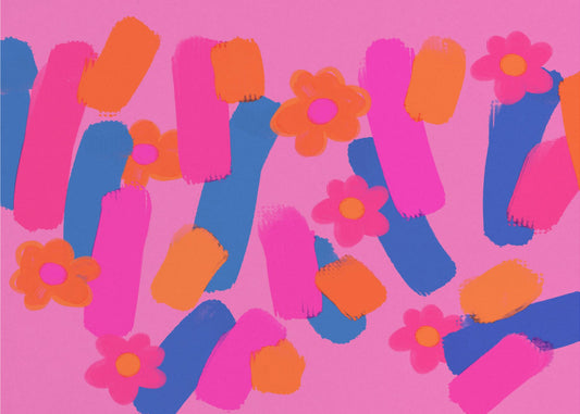 Blumenpinseltanz | Poster