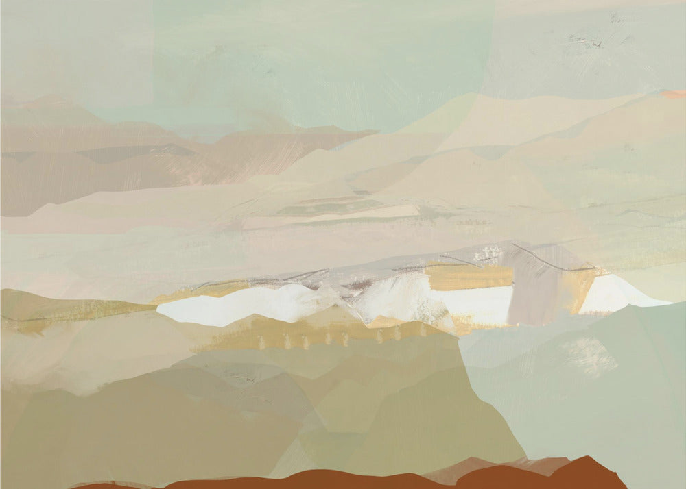 Farbblocklandschaft 3 | Poster