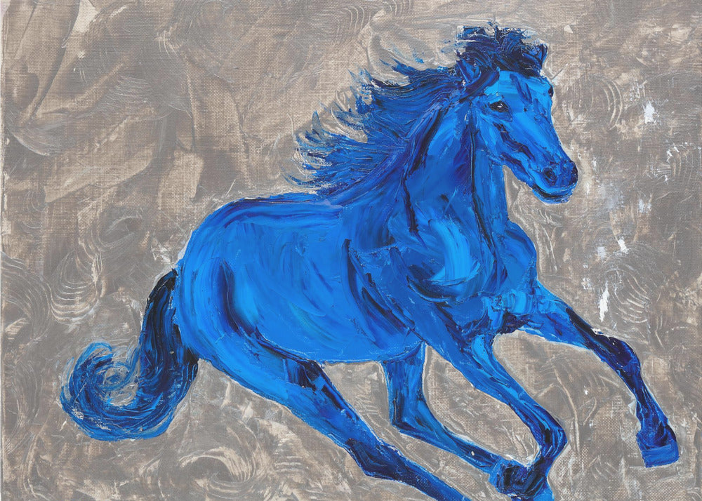 Blaues Pferd | Poster