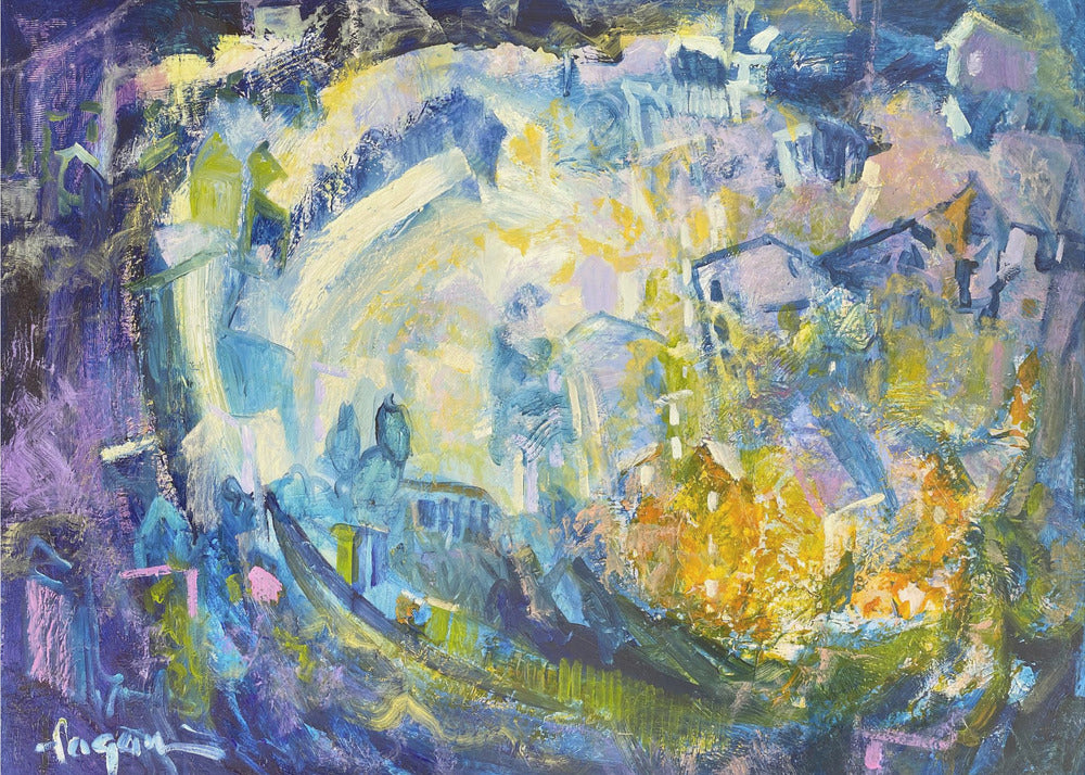 Die Kunst des stillen Zuhörens | Leinwand