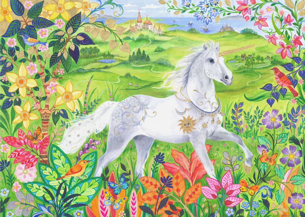 Majestätisches weißes Pferd | Poster