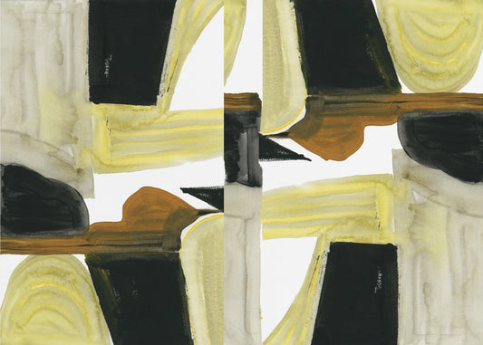 Abstract Cutout Shapes 6 | Canvas