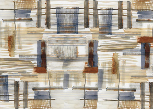 Erdfarbene Formen 1 | Poster