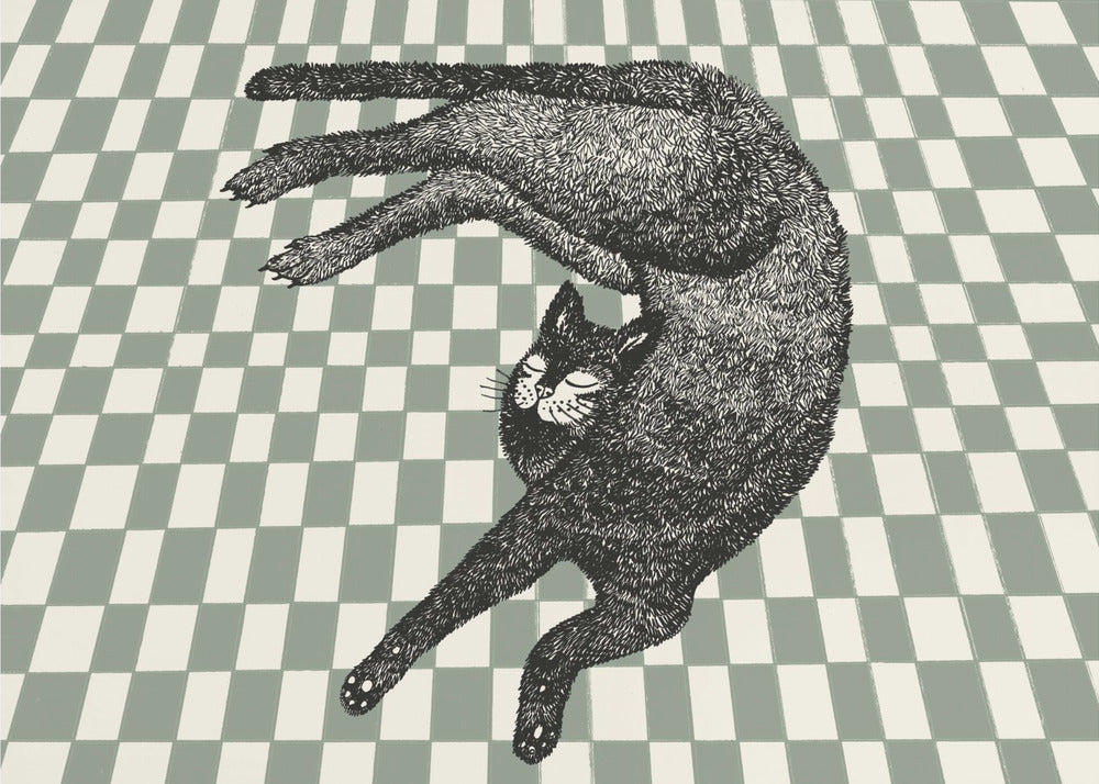 Schlafende Katze III | Leinwand