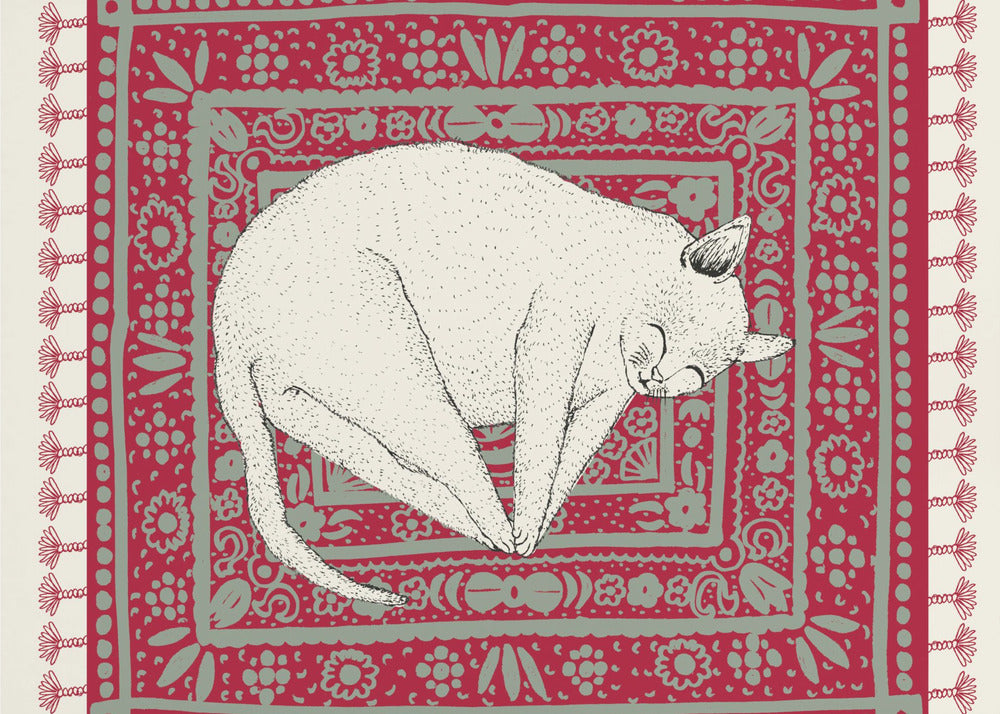 Schlafende Katze VI | Leinwand